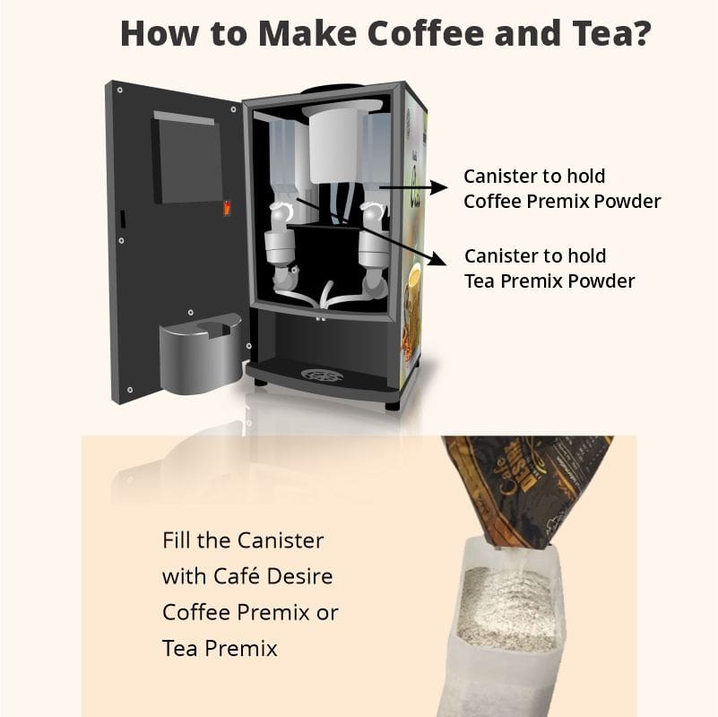 Coffee Tea Vending Machine